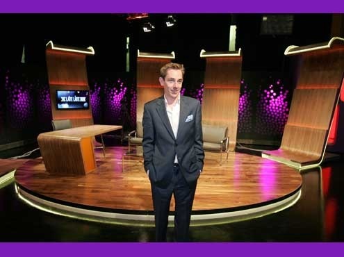Ryan Tubridy on the new Late Late Show Set